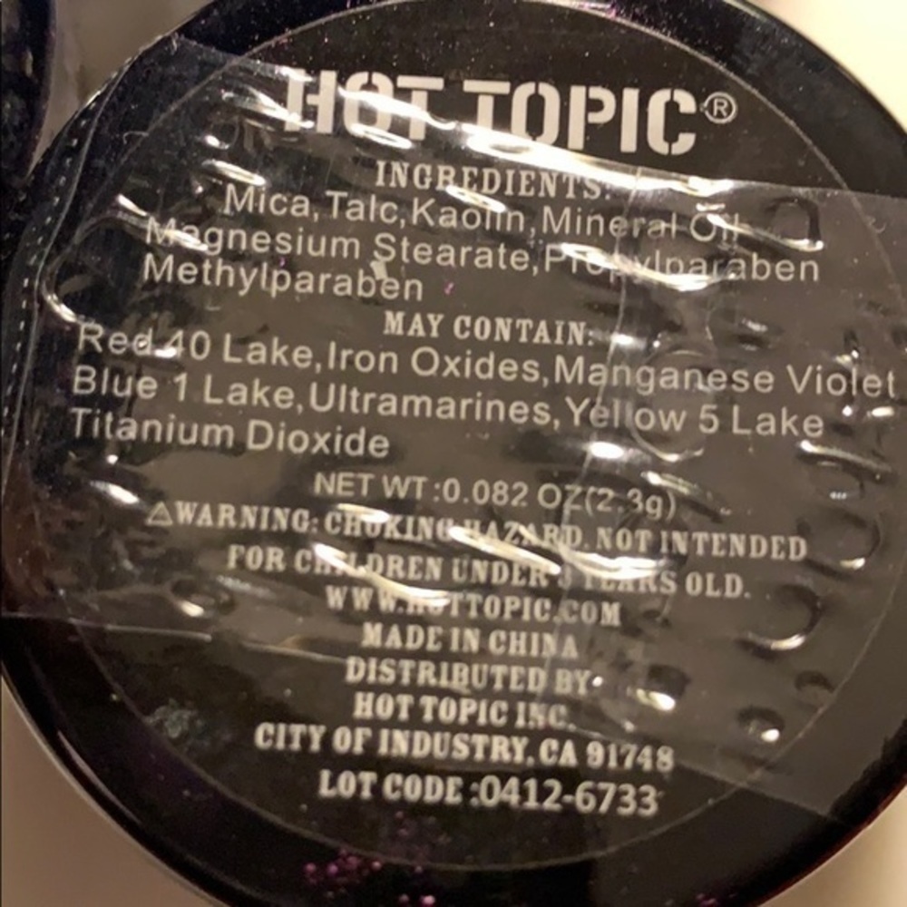 Hot Topic, Beauty, Eye Shadow - Picture 2 of 3